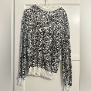 Amiri leopard crew neck